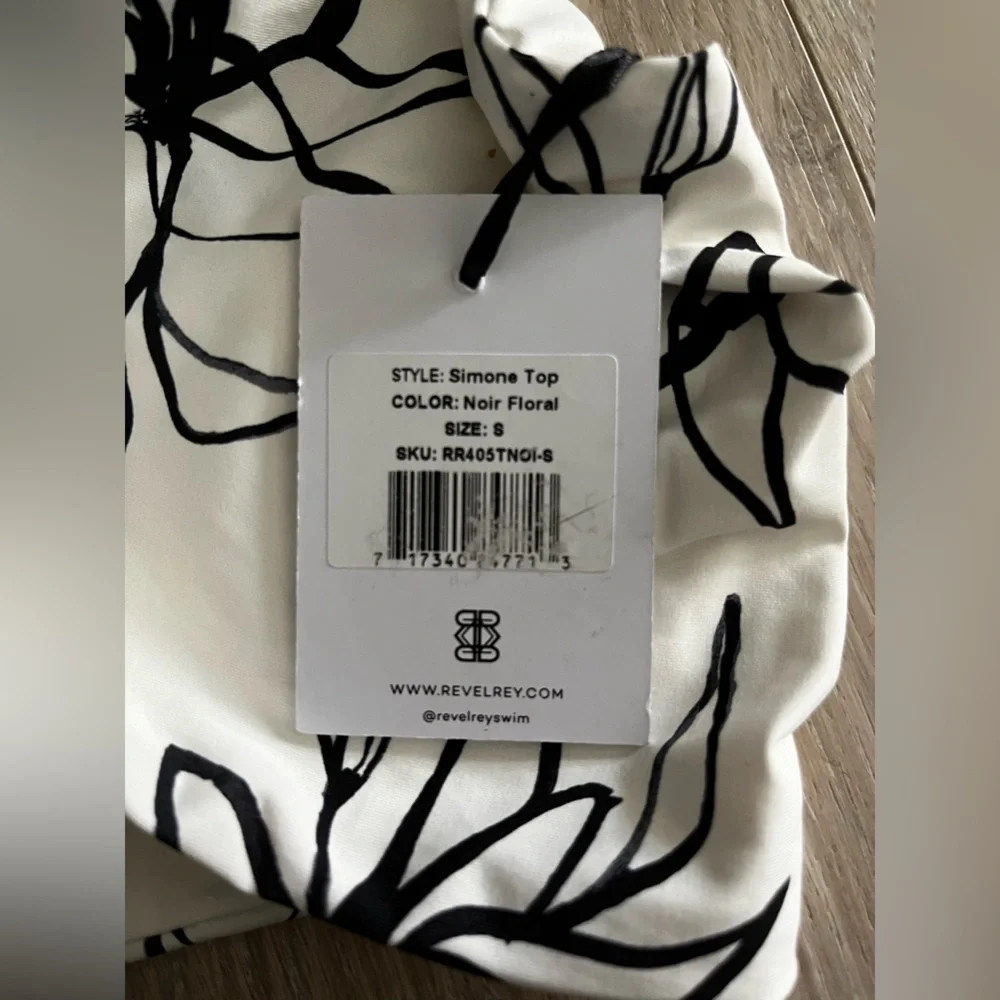 NWT Revolve Revel Ray Women’s Noir Floral Bikini Set Top (Small)/Bottom (Medium) - Picture 5 of 11